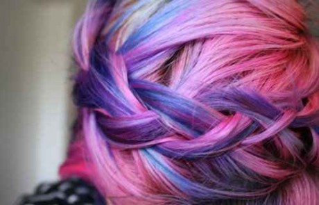 цветные волосы